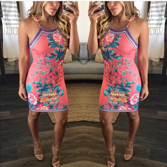 Nordstrom Dresses & Skirts - Floral bodycon dress